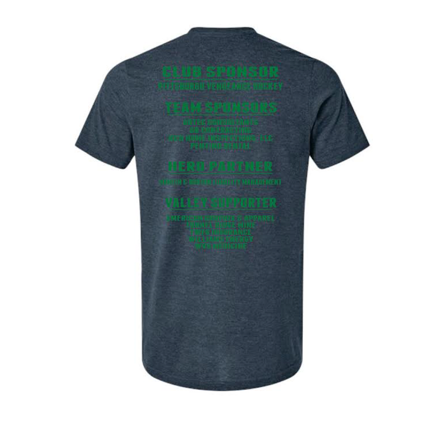 OVFC One Valley One Vision Logo + Sponsors Tee