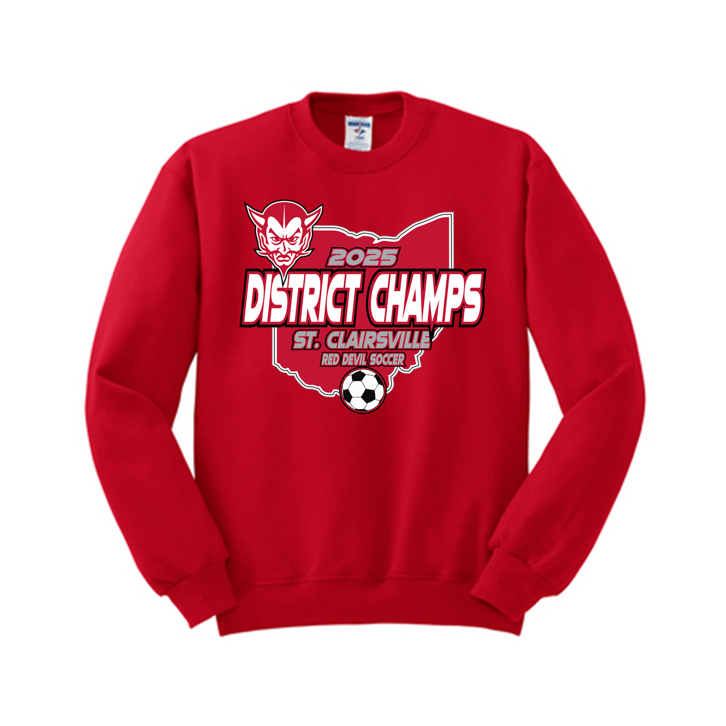 St. Clairsville Soccer 2025 District Champions Crew