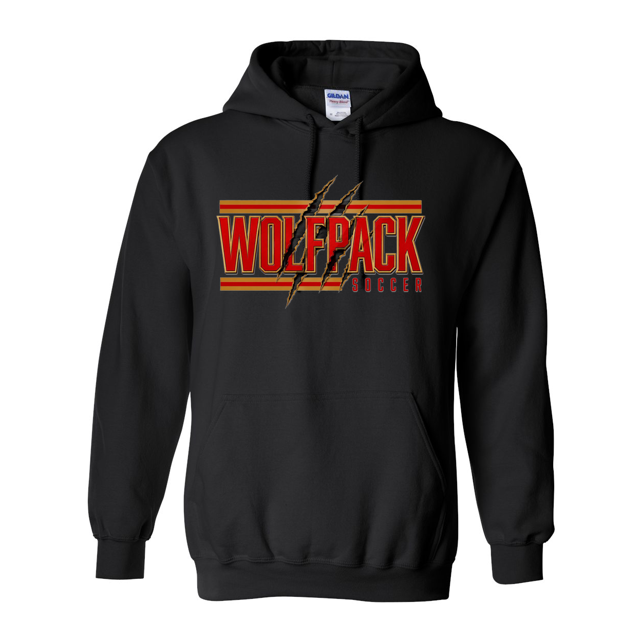 WolfPack Soccer Logo Hoodie