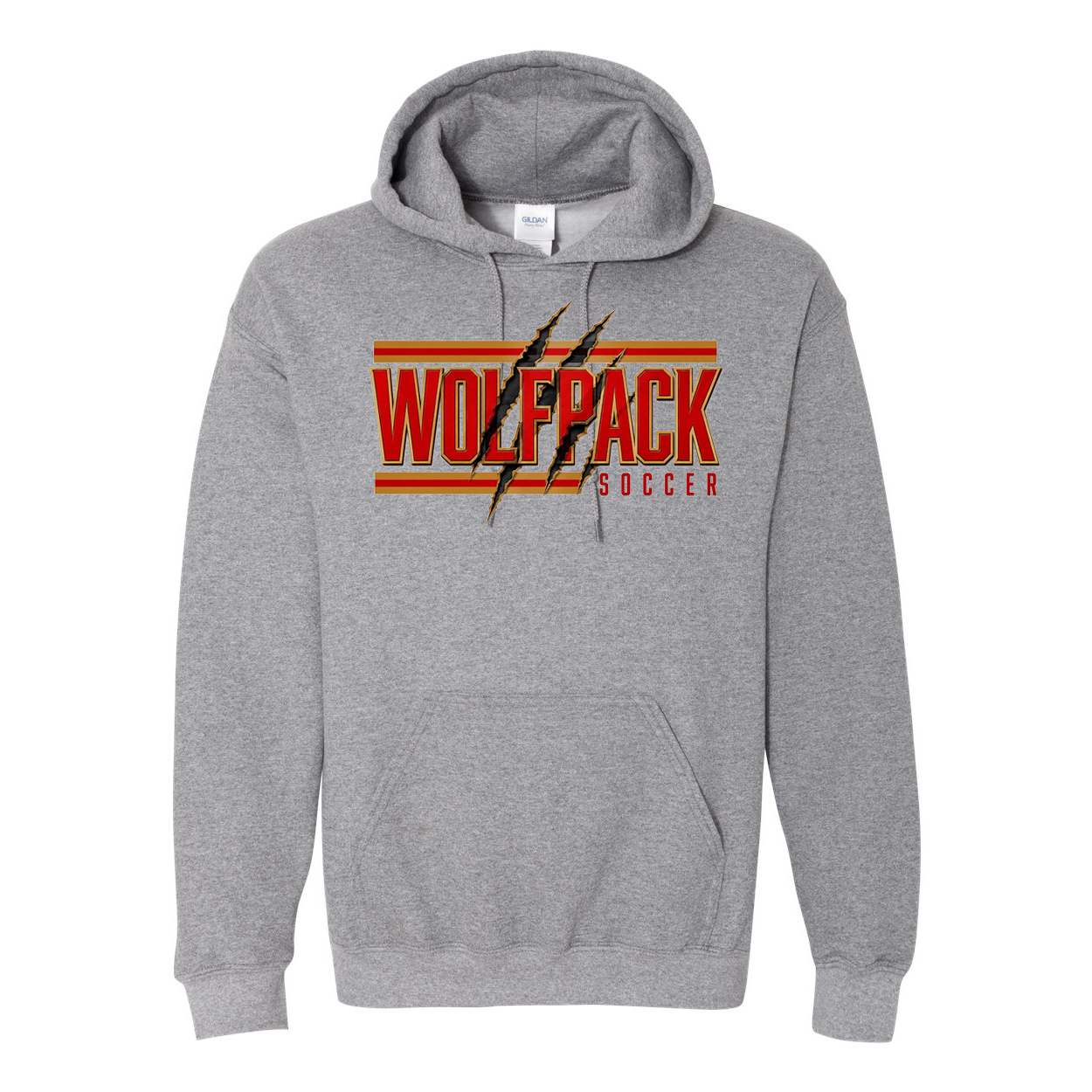 WolfPack Soccer Logo Hoodie
